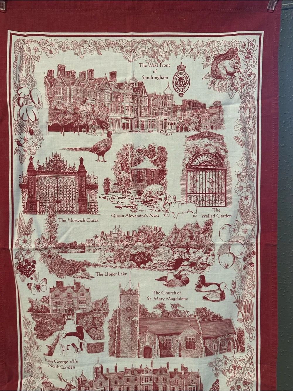 Countryside Art Scenic Tea Towel